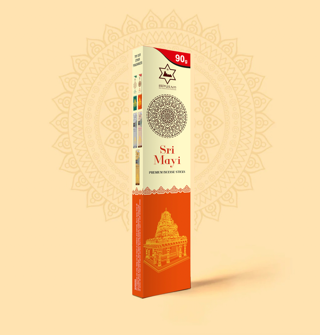 Sripuram Sri Mayi Incense - 90g (Pack of 6)